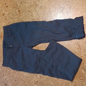 Prana Women's Hallena Gray Roll Up Cargo Pants Size 2